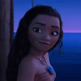 🥰 Moana アニメ, ディズニー, 漫画, キャラクター, プリンセス, 海 whatsapp sticker