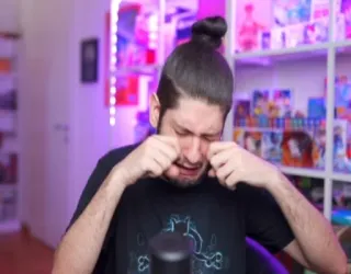😿 pleurer, triste, émotion, larmes, contrarié, homme whatsapp sticker