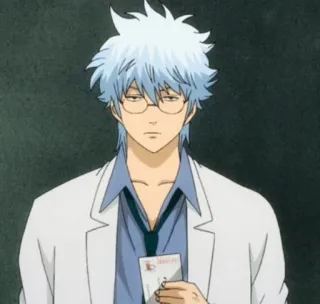 🧊 Gintoki Sakata Gintama Anime, Manga, Gintama, Gintoki Sakata telegram sticker