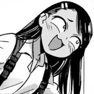 🐱 Nagatoro Don't Toy With Me, Miss Nagatoro Anime, Manga, Nagatoro, Personaje, Sonriendo telegram sticker