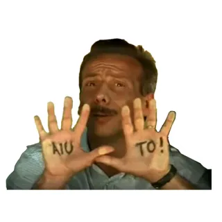 🆘 AIUTO! aide, italien, homme, autocollant whatsapp sticker