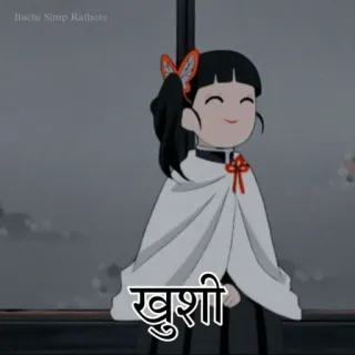 😁 खुशी Anime, Cô gái, Vui vẻ, Cười telegram sticker