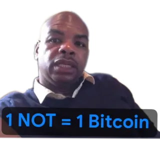 💇 Charles Barkley 1 NOT = 1 Bitcoin telegram sticker