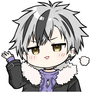 😼 Аниме, Чиби, Милый, Каваий, Манга, Персонаж, Иллюстрация telegram sticker