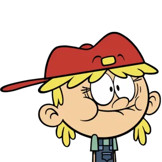 😝 Lana Loud The Loud House dessin animé, enfants, série télé, animé, personnage telegram sticker