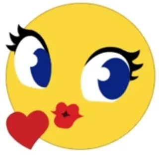 😘 Emoji, Bacio, Cuore, Amore, Carino telegram sticker