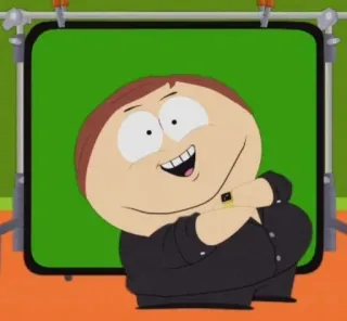 👍 Eric Cartman South Park Cartone animato, South Park, Eric Cartman, Animazione, Commedia, Serie TV telegram sticker