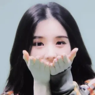 🙆‍♀ femme, portrait, coréen, k-pop, idole telegram sticker