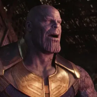 💜 Thanos marvel, villain, comics, superhero, thanos, avengers telegram sticker