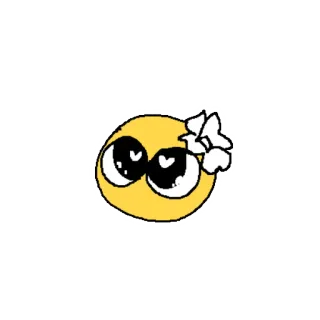 🥺 Emoji, Flor, Fofo, Amarelo telegram sticker