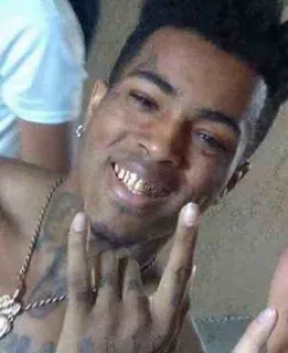 😁 XXXTentacion XXXTentacion, rappeur, doigt d'honneur, offensant, geste telegram sticker