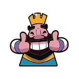 👍 thumbs up, king, cartoon, emoji, approval, positive telegram sticker