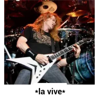 😡 *la vive* musique, guitare, groupe, rock, musicien, concert whatsapp sticker