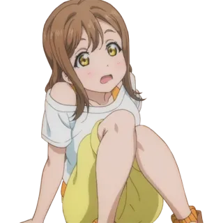 😨 anime girl, cartoon character, cute, kawaii, anime, manga telegram sticker