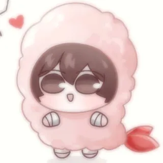 🧸 imut, udang, anime, kartun, karakter telegram sticker