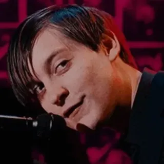 😘 Peter Parker Spider-Man 3 spider-man, peter parker, tobey maguire, peter emo, spiderman 3, mème telegram sticker
