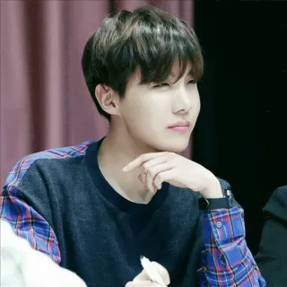 ✨ kpop, jhope, bts, portrait, celebrity, singer telegram sticker