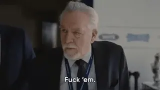 🖕 Fuck 'em. wulgaryzmy, zły, obraźliwy, garnitur, starszy pan whatsapp sticker