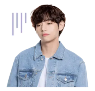 ☹️ V BTS, K-pop, Pop coréenne, Boys band, Chanteur, Kim Taehyung, Idole telegram sticker