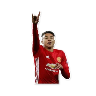 🤘 Jesse Lingard sepak bola, sepak bola, atlet, manchester united, jesse lingard, premier league telegram sticker