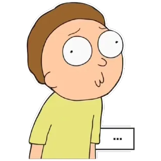 😙 Morty Smith Rick and Morty ... 만화, 애니메이션, 혼란스러움, TV 쇼, 모티, 릭 앤 모티 telegram sticker