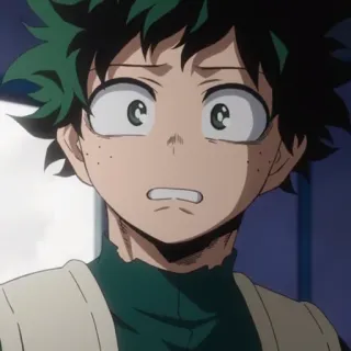 🥦 Izuku Midoriya My Hero Academia anime, my hero academia, izuku midoriya, deku, hero, character telegram sticker