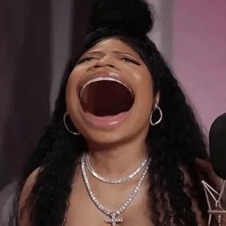 🥀 Nicki Minaj Cantor, Rapper, Celebridade, Nicki Minaj, Artista feminina telegram sticker