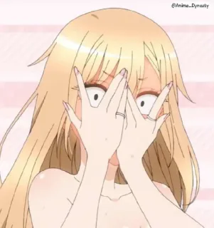 🤭 Marin Kitagawa My Dress-Up Darling 애니메이션, 소녀, 귀여운, 팬아트, 키타가와 마린, 그 비스크 돌은 사랑을 한다 telegram sticker