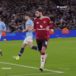 🔵 Bruno Fernandes Premier League whatsapp sticker