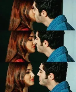 😍 kiss, romance, couple, love telegram sticker