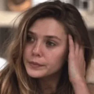 🌪 Elizabeth Olsen atriz, celebridade, mulher, retrato telegram sticker