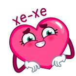 😀 heart, love, cute, cartoon, character, animation whatsapp sticker
