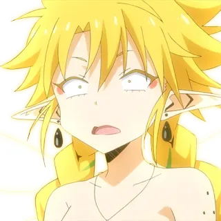😳 anime, character, shocked, expression telegram sticker