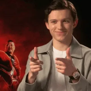 ⚙ Tom Holland celebridad, actor, Spider-Man, película whatsapp sticker
