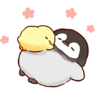 💝 penguin, bird, animal, cute, cartoon telegram sticker