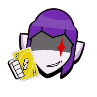 😏 uno reverse card, meme, cartoon whatsapp sticker
