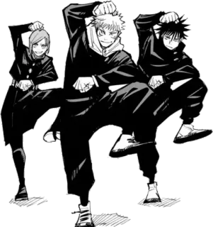 🤪 Jujutsu Kaisen Аниме, Манга, Jujutsu Kaisen, Персонажи, Экшен, Колдовство telegram sticker