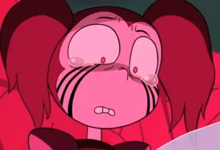 😢 Spinel Steven Universe cartoon, crying, sad, Steven Universe, Spinel whatsapp sticker