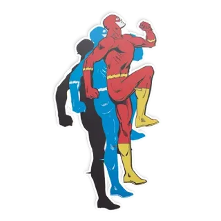 🤬 The Flash superhero, DC Comics, The Flash, speedster, comic book telegram sticker