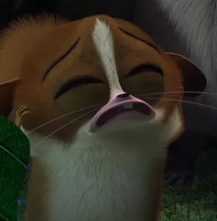 😭 Mort Madagascar Lemur, Mort, Cartoon, Süß, Tier telegram sticker