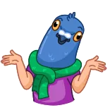 Mr. Pigeon telegram stickers