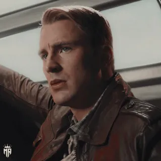 🇺🇸 Captain America 캡틴 아메리카, 마블, 슈퍼히어로, 크리스 에반스, 스티브 로저스 telegram sticker