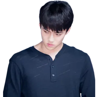 😏 man, portrait, person, korean, handsome whatsapp sticker
