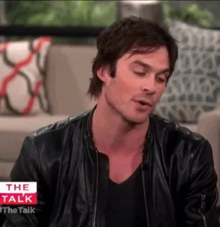 🌈 The Talk THE TALK #TheTalk talk show, tv show, the talk, tv, celebrity, ian somerhalder telegram sticker
