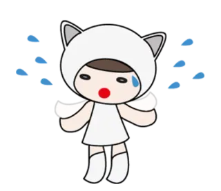 😭 triste, pleurer, animé, mignon, en larmes, émotionnel telegram sticker