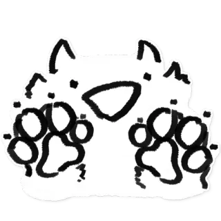 🐶 кот, животное, каваи, милый, стикер, питомец telegram sticker