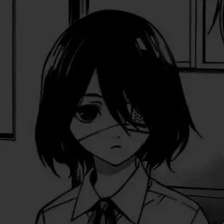 🖇 anime, character, manga, girl, patch, school uniform telegram sticker