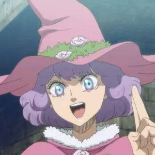 🌟 Dorothy Unsworth Black Clover Аниме, Ведьма, Дороти Ансворт, Чёрный клевер, Магия, Фэнтези telegram sticker
