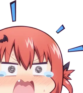 😫 Satania Gabriel DropOut anime, manga, comedy, demon, Gabriel DropOut, Satania whatsapp sticker