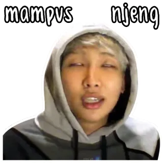 BTS derp by @wontae whatsapp stickers